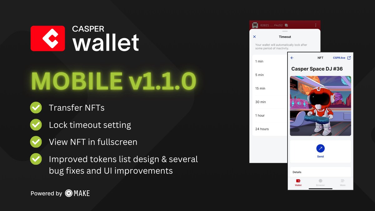Casper Wallet tweet media