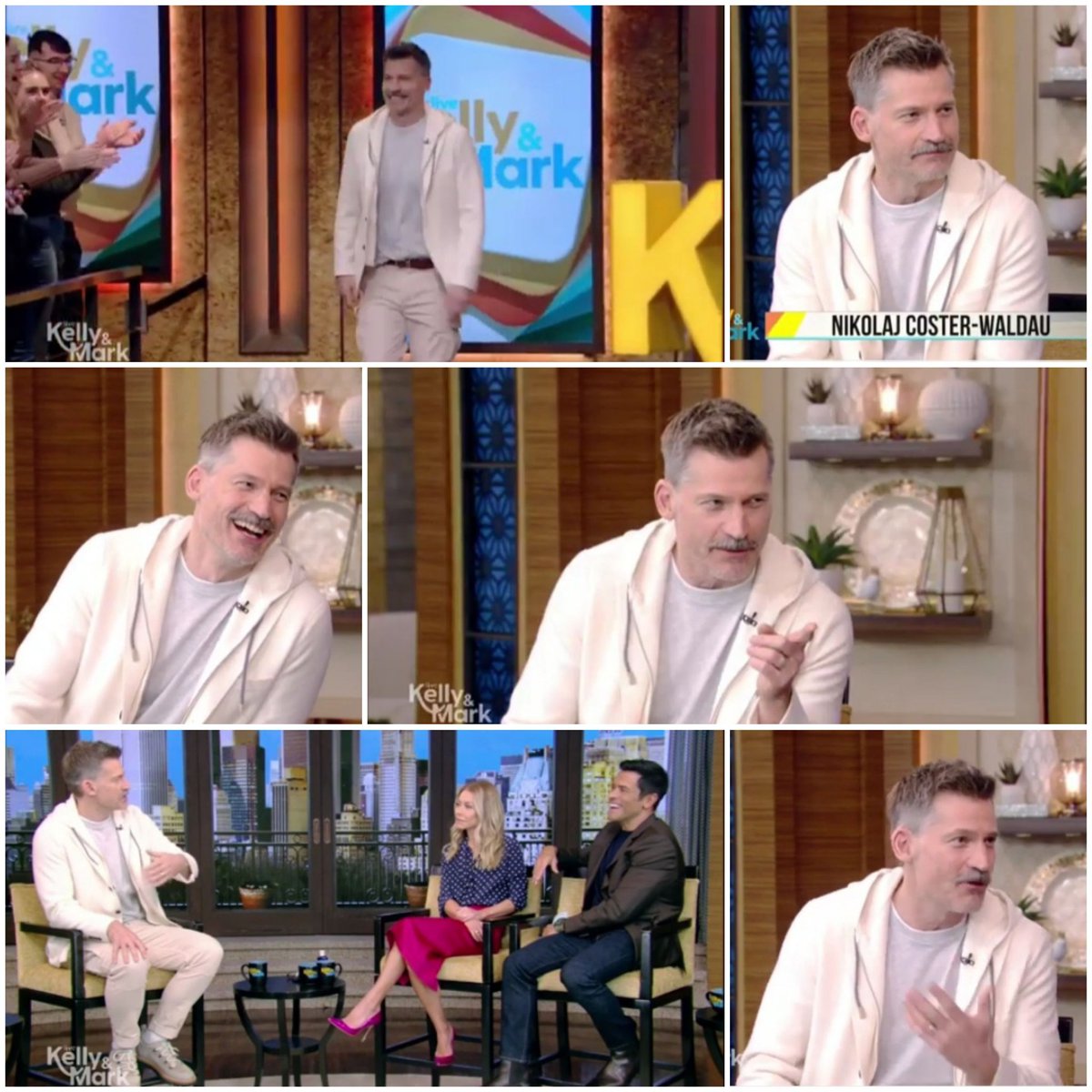 NinaNorlund's tweet photo. NCW was a guest today at 'Live with Kelly & Mark' talking a bit about AOGTTP...
#NikolajCosterWaldau π€
#AnOptimistsGuideToThePlanet π https://t.co/QbrtvGKPyX