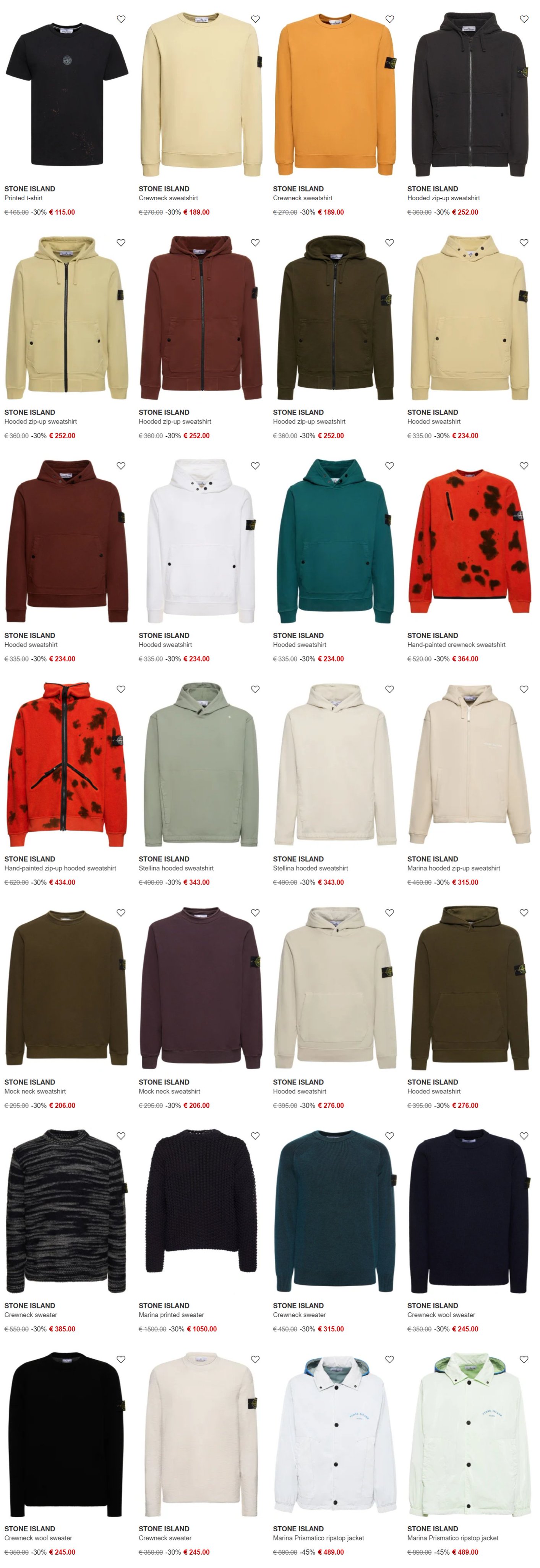 Stone island top january sale
