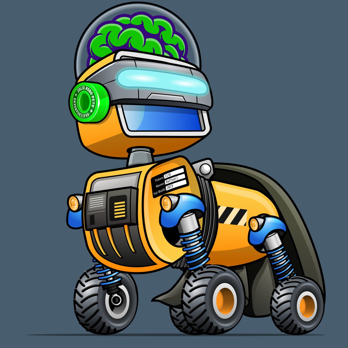 theRandySEA's tweet photo. Zoilo on alert!

#DrunkRobots #RoboPets #NFTcommunity #LastG3N https://t.co/H13bKKQH8h
