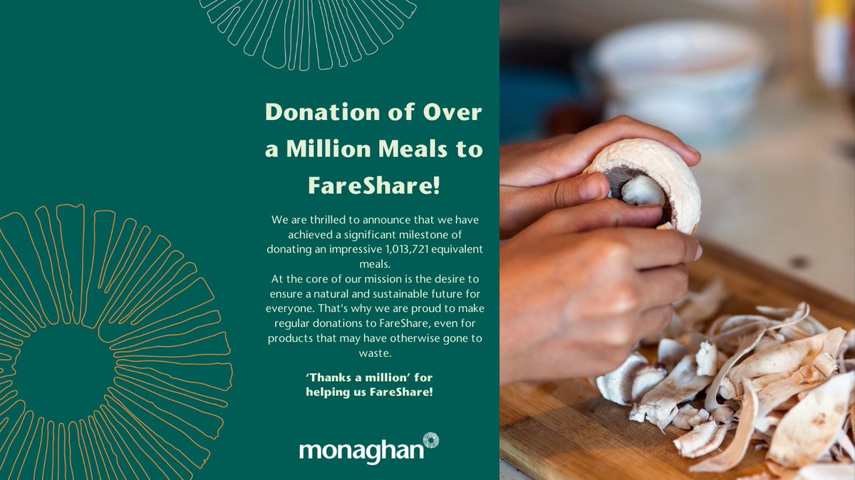 Celebrating a Major Milestone: 1,013,721 Equivalent Meals Donated to <a href="/FareShareUK/">FareShare</a>