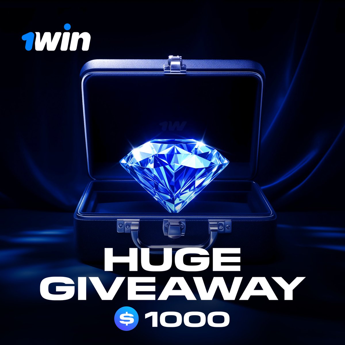 $1,000 GIVEAWAY! 1. Follow @1winPro 2. Like and RT the post 4. Tag 3 Friends 5. Register on @1winPro and leave your ID in comments ❤️Like our posts below to get more chances 20 Winners 📆February 5 🔗cutt.ly/IwZmtXFp | #1win | #Giveaways | #GiveawayAlert