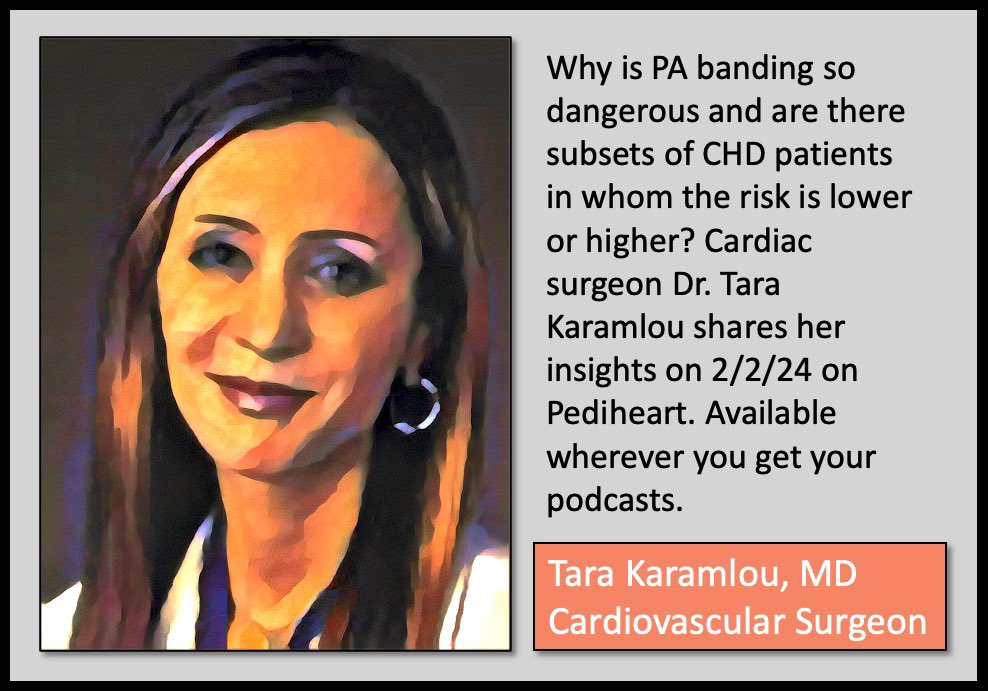 Available this Friday on Pediheart! @karamlou  shares her insights. @ClevelandClinic @MountSinaiNYC @MountSinaiCHC @CHD_education @MLH_CHD @conqueringchd #CardioTwitter #Cardiology