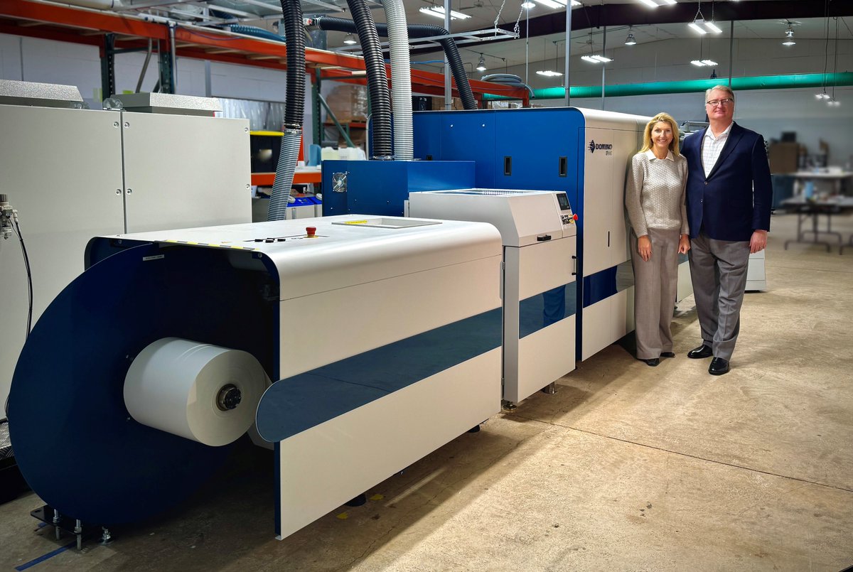 Art Advertising adds Domino N610i, their first digital narrow web press

Read the interview, here:
tlmi.com/art-advertisin…

#ArtAdvertising #dominodigitalprinting #labels #packaging #digitalprinting #flexo #printing #variabledataprinting @TLMI #TLMI #labelleaders