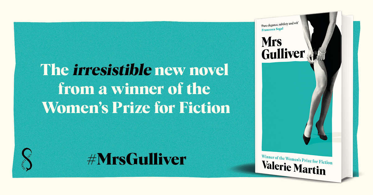 Have you discovered the brilliant writing of the
@WomensPrize winner Valerie Martin yet? 😍

 You *must* get your hands on her stunning new novel #MrsGulliver, an uplifting tale of sex, love and second chances 🖤💙

OUT NOW: tinyurl.com/MrsGulliver