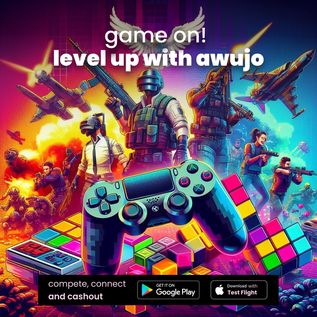 Game time just got better. Dive into the action with Awujo. 🎮 #AwujoGaming #gaming
