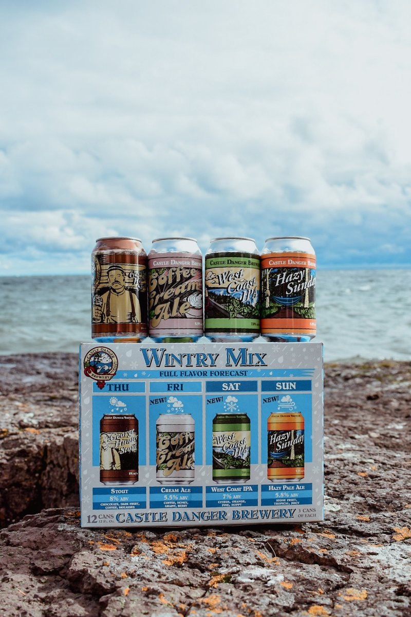 cdangerbrewer's tweet image. Did you love this year's Wintry Mix variety pack? (We sure did.) Well, get out there and snag one of the last 12-packs before they're gone for good! We change up our Wintry Mix variety pack every year, so this is your last chance to get this specific blend of beers. 🍻
#wintrymix