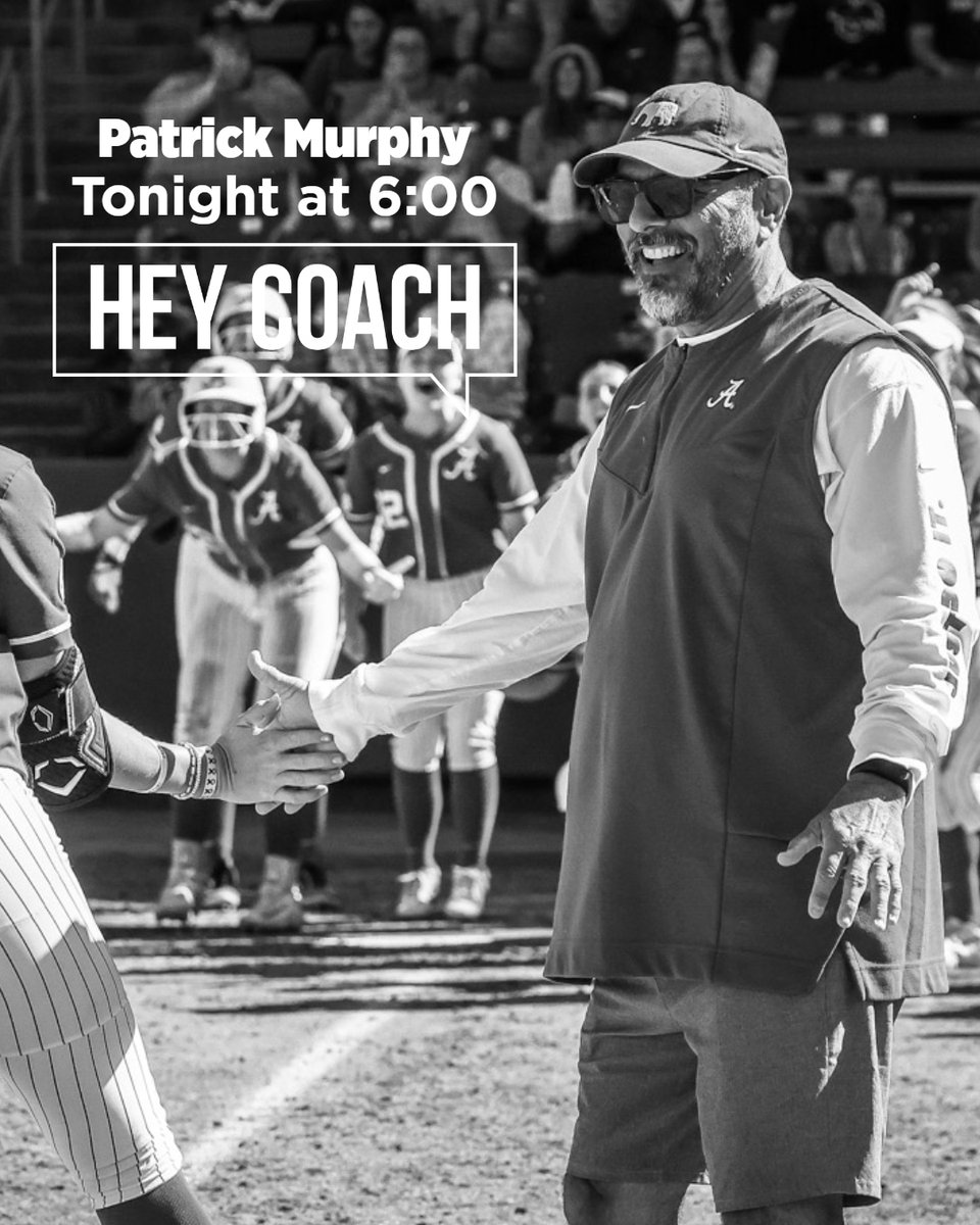 Freshman pitcher Jocelyn Briski and Head Coach Patrick Murphy will both be on 'Hey Coach!' tonight at @Baumhowers in Tuscaloosa! Join us in person or listen live on your local @UA_CTSN affiliate📻 #Team28 #RollTide