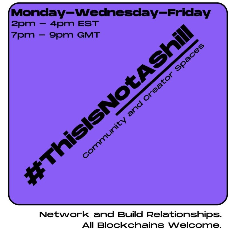 Davc_s's tweet photo. Join us in about 2 hours 🫡💚
I want to talk about #tags and how they can boost your visibility if used well, search #PolygonShowcase 💜💚
I may need a co-host and I definitely need info on how different platforms work with tags 👀💚
Link 👉 https://t.co/zLz3MNfgbd https://t.co/pVu2IR98Ui