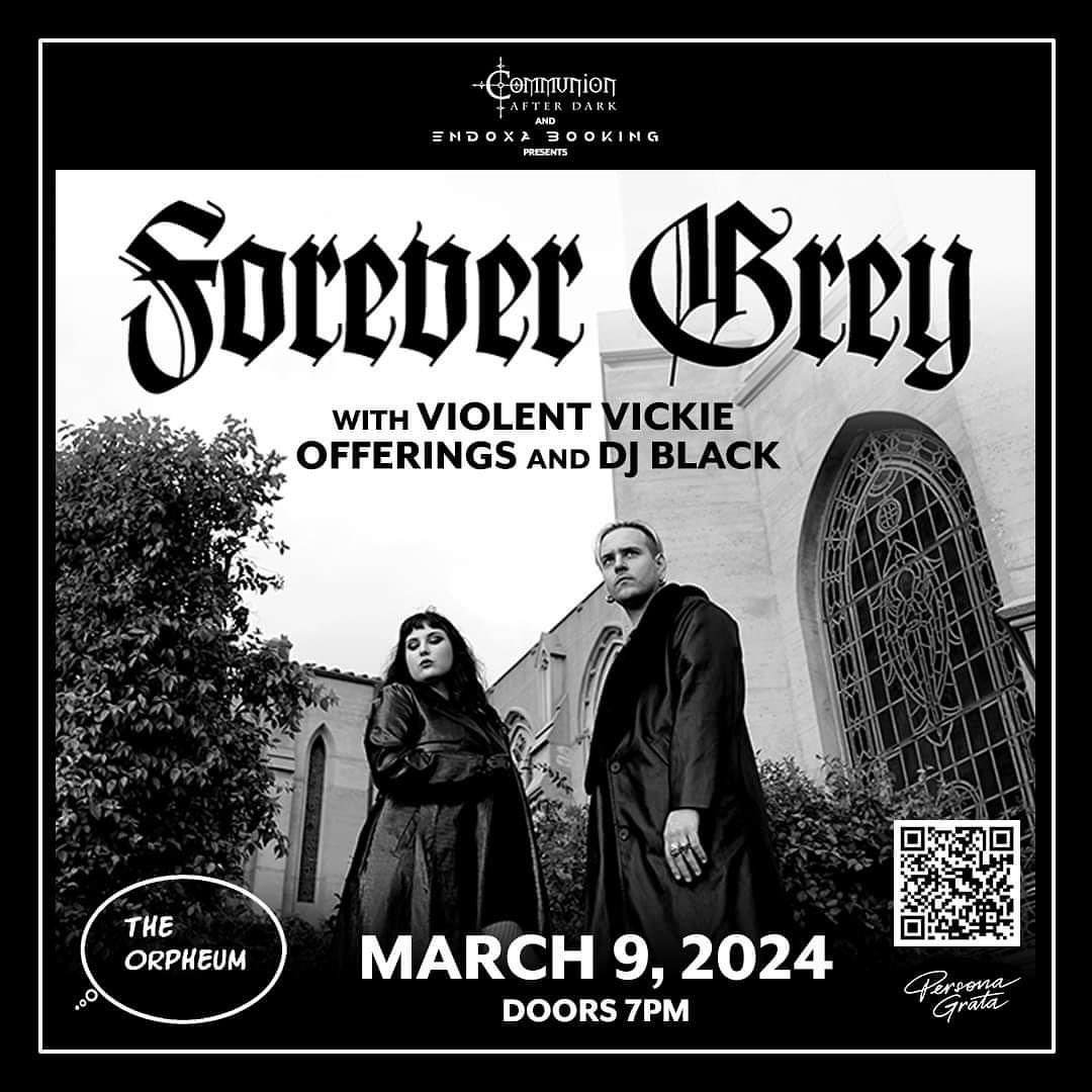 The next @ViolentVickie show is in Tampa on March 9 opening for Forever Grey with Offerings and DJ Black! Can you make it? 🖤🖤🖤 Tickets: eventbrite.com/e/stabbing-wes…
