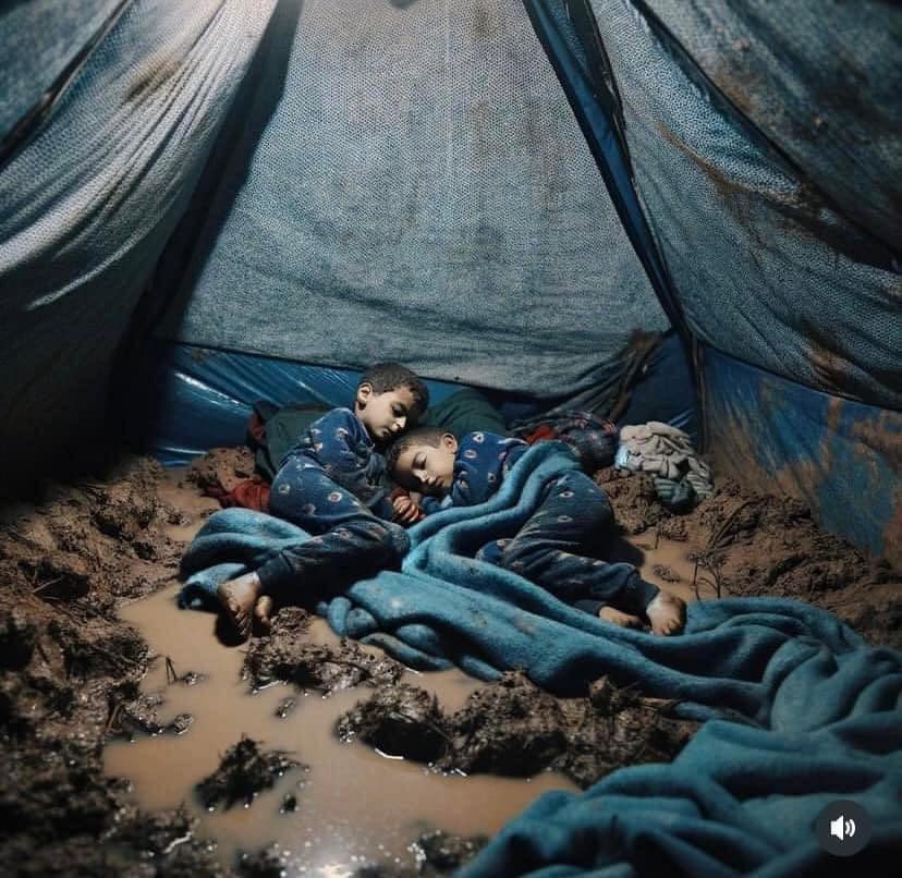 على وجعٍ بحضنِ الماءِ ناموا
ولم ينووا صيامَ غدٍ.. وصاموا

وفوق الأرضِ مليارٌ ونصفٌ
إليهم ينتمون ولا كلامُ

لماذا يا كرامُ خذلتموهم؟
أما والله ما أنتم كرامُ

فمن بنداءِ غزَّةَ لم يُجِبها
على إسلامهِ الهشِّ السلامُ

لنا ربٌّ عزيزٌ ذو انتقامٍ
بقدر الظُلمِ يأتي الانتقامُ
#معاذ_الجنيد