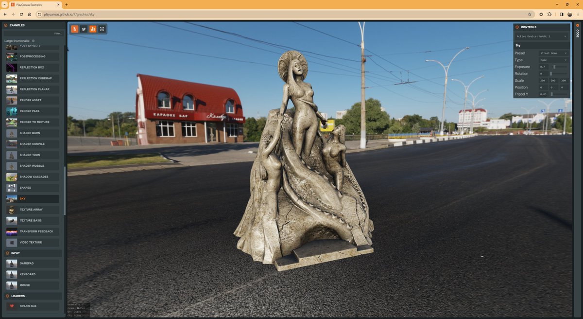 playcanvas's tweet image. Engine v1.68.0 MEGA-release is out! 📢

🔄Gizmo System
🥽#WebXR Depth Sensing and Mesh Detection
🧊Enhanced #WebGPU Support
🎨Gaussian Splatting in Engine Core
🏁Dithered Transparency
➕...and lots more

github.com/playcanvas/eng…