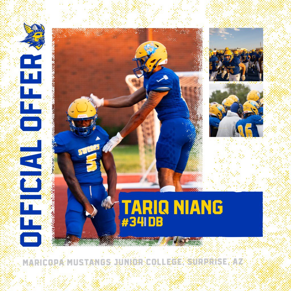 Tariq_Niang's tweet photo. #bismilah Blessed to receive and offer from Bethany college! @ForeverTrevin @FootballBethany @coachweissusa @CoachRetiz @MM_CoachMonson @JeremiahGordon https://t.co/EV9aIaQ7Po
