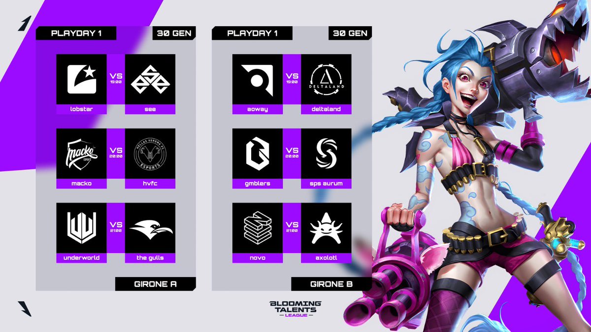 Domani inizia finalmente la BTL di #LeagueOfLegends | Spring Split ‘24 🏆

🗓️ 30/01
🕡 Dalle 18:30
⚔️ Playday 1
📺 twitch.tv/qlash_events

Vi aspettiamo in live insieme a <a href="/SarengoHF/">Francesco Papa</a> e <a href="/Revilvage/">Revilvage</a> 🌪️

#CircuitoTormenta #BloomingTalentsLeague #BTL