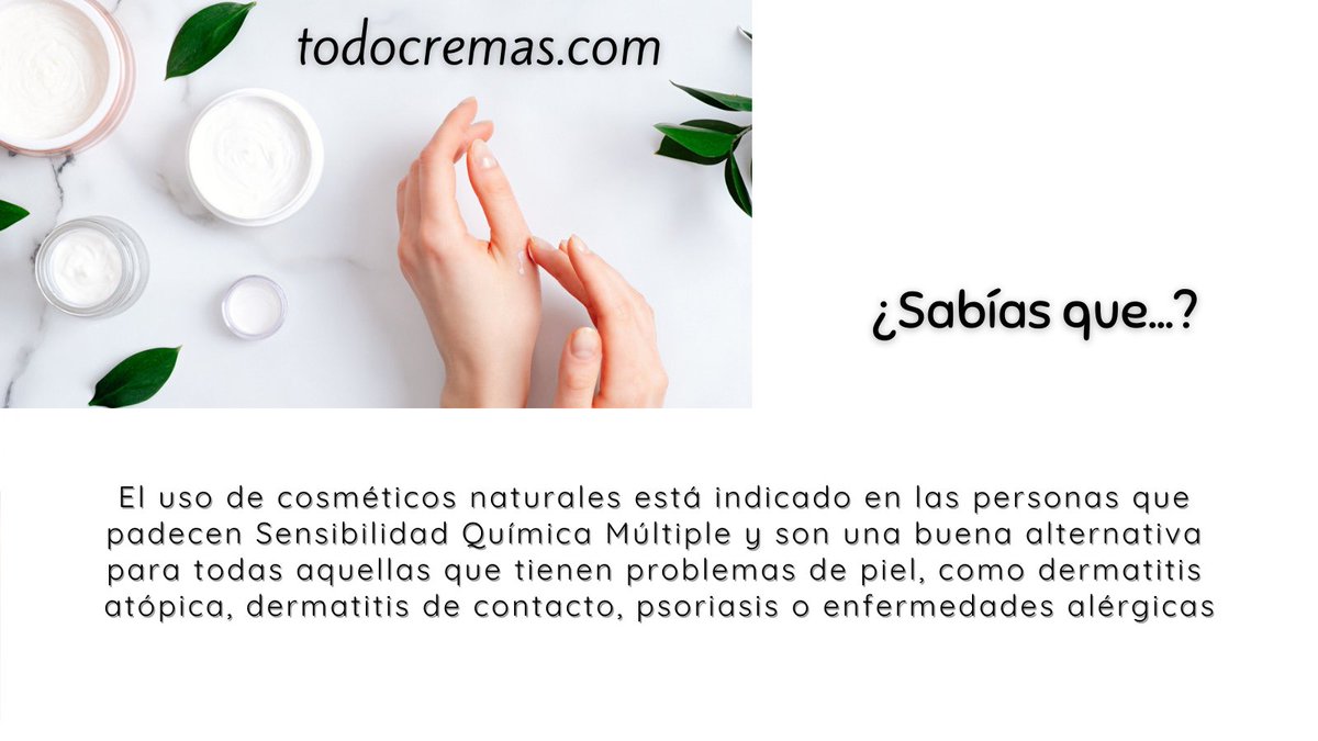 todocremas.com

#cosmeticanatural #pielsensible #dermatitis #pielatopica #psoriasis #problemascutaneos #cuidadodelapiel #tiendaonline #TodoCremas