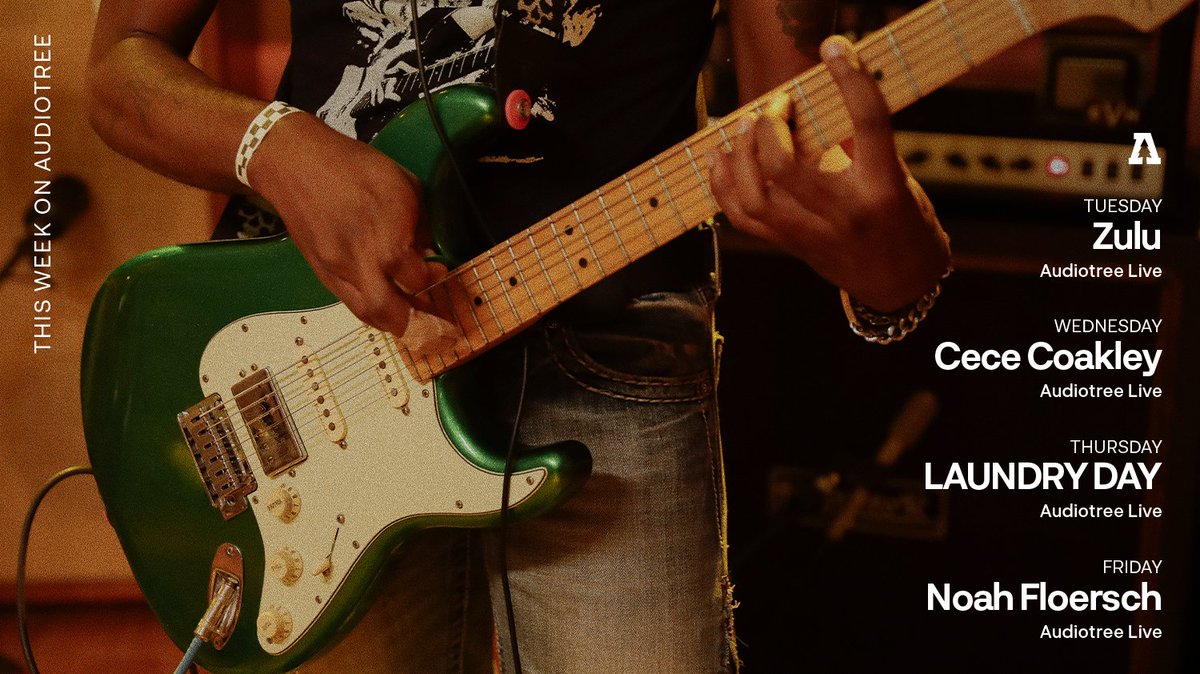 Audiotree (@audiotreemusic) on Twitter photo Hardcore 🌀 Folk 🌀 Pop 🌀
It’s all happening here. This week.
The Schedule ↴
01/30 → <a href="/zululosangeles/">ZULU</a>
01/31 → <a href="/cececoakley/">Cece Coakley</a>
02/01 → <a href="/DAUNDRYLAY/">LAUNDRY DAY</a>
02/02 → <a href="/noah_flo/">noah floersch</a> Hardcore 🌀 Folk 🌀 Pop 🌀
It’s all happening here. This week.
The Schedule ↴
01/30 → <a href="/zululosangeles/">ZULU</a>
01/31 → <a href="/cececoakley/">Cece Coakley</a>
02/01 → <a href="/DAUNDRYLAY/">LAUNDRY DAY</a>
02/02 → <a href="/noah_flo/">noah floersch</a>