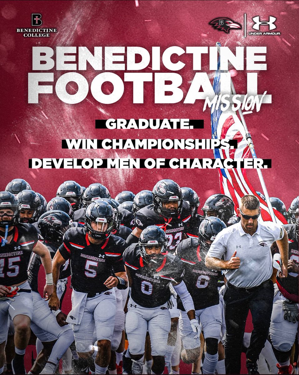 Recruit. Retain. Develop. 

More than 95% of our roster came to Benedictine straight from high school. We will bring in the right people, develop them over 4-5 years, and send them out into the world. 

#UnleashGreatness