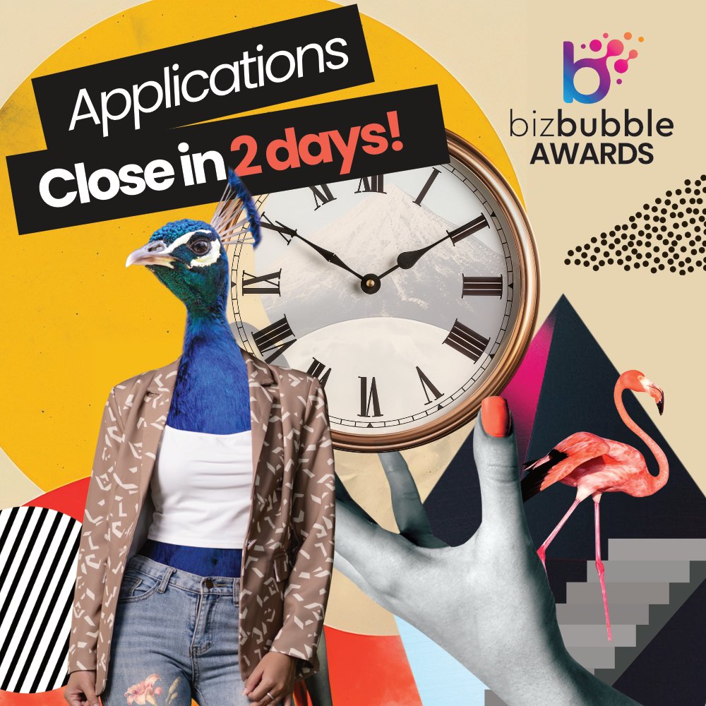 🏆Just 2 days left to enter!🏆
Could your small biz become an ‘Award winning brand’? - £40k worth of prizes up for grabs
- 21 Categories
- Guest judge Natasha Francis from the BBC
- Free to enter the 1st category
- Entries close 31st Jan - Enter today!

👉bizbubble.co.uk/bb-awards/