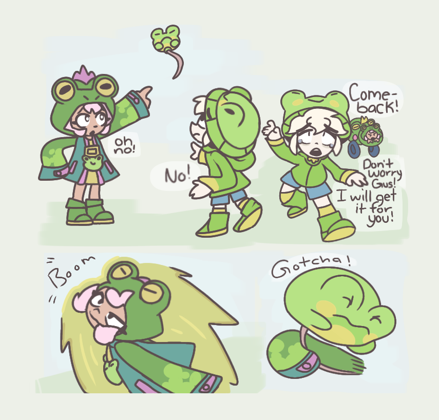 HRR_ArTs's tweet photo. Frogs 🐸‼️ 

Gus-( @vivid_soldier ) 
Bonnie-( @MGonzaleonel )

#brawlstarsart #brawlstarsgus #gusbrawlstars #brawlstarsbonnie #bonniebrawlstars #gunniebrawlstars #brawlstarsgunnie #gunnie https://t.co/Mi7LJDaSlE