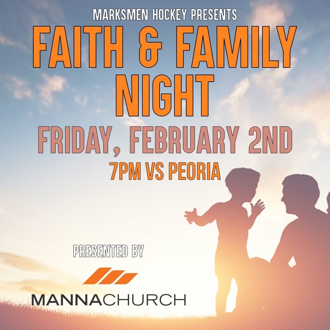 Come on out to the Crown THIS Friday, February 2nd to celebrate faith, family &amp; togetherness with the Marksmen. Faith and Family Night, presented by <a href="/MannaChurch/">Manna Church</a>, is not one to miss! 

🎟️ buff.ly/3px6WIs

#FearTheFox🦊