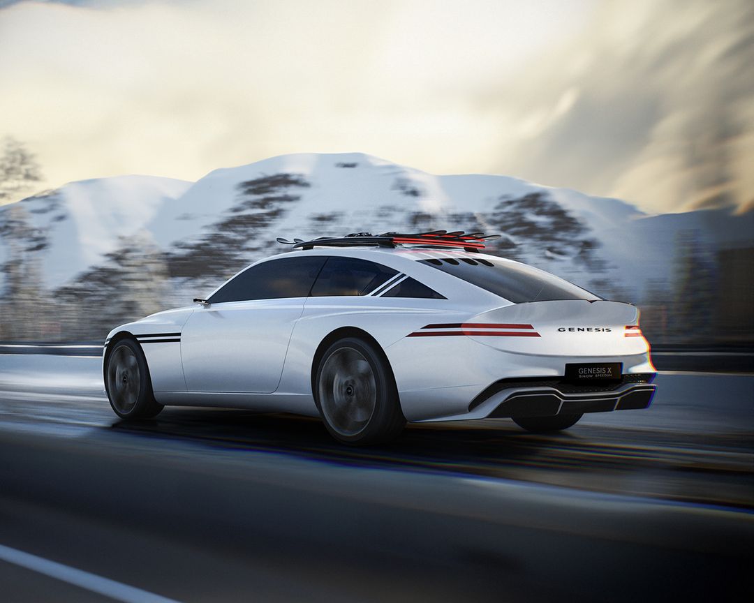 Le X Snow Speedium incarne l'identité stylistique Genesis de l'avenir et son parcours commence brillamment revêtu de Blanc Matterhorn sur les routes en hiver. 

*Véhicule concept montré. 

#Genesis #GenesisCanada #XSnowSpeedium