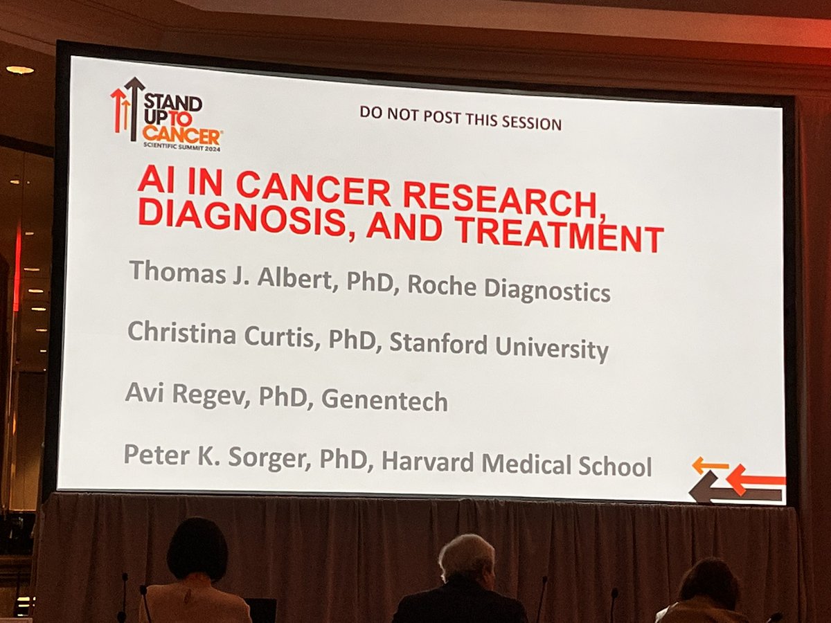 jonathan_nowak's tweet photo. Great panel discussion on AI in Cancer research, Dx and Treatment at #SU2CScienceSummit this AM. However, pretty funny that all the talk so far is about what pathologists can do, can’t do and should do. Maybe invite an actual pathologist who cares for patients next time? 🧐 https://t.co/xgKapQDdT4