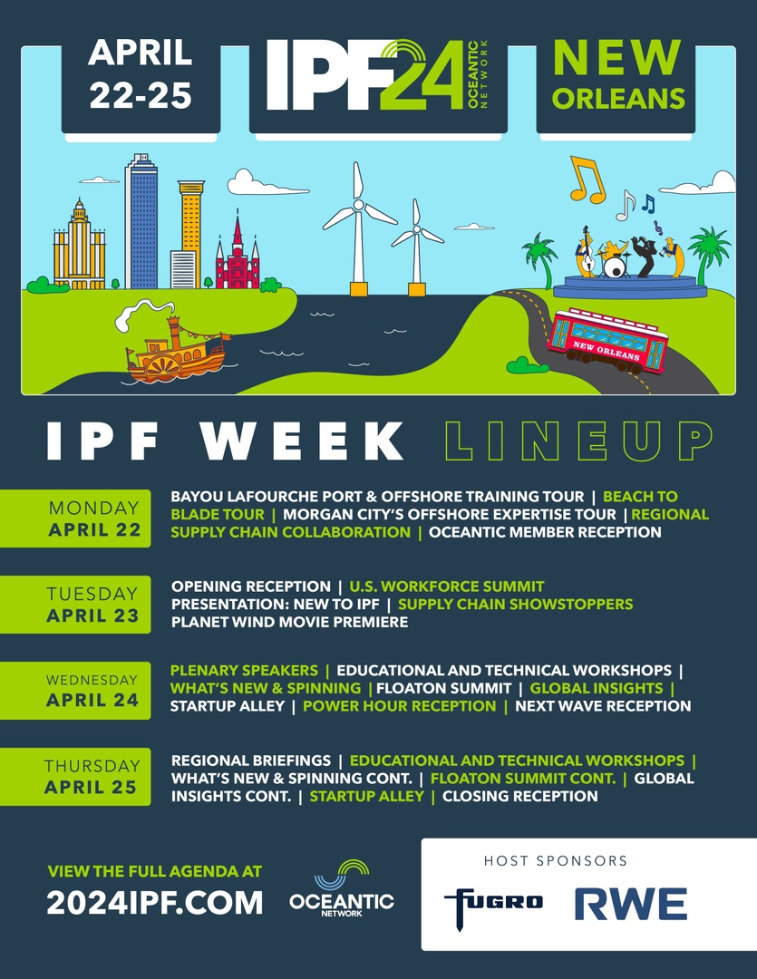 oceanticnetwork's tweet image. The wait is over! You now have access to the full 2024 IPF agenda. 🎉

Are you ready to be part of the change?  

View the full agenda: bit.ly/3Ue8u9y  

Register for 2024 IPF: bit.ly/3U42u2X 

#IPF2024 #SeaChange #oceanrenewables