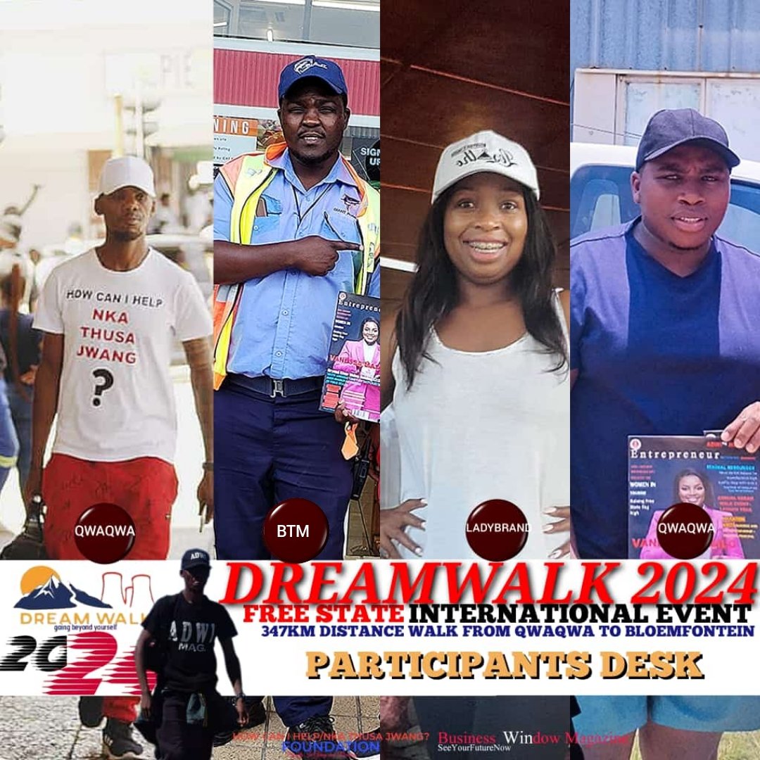 WalkEvents's tweet image. What Would You Do?, Perhaps, What Are You Willing To Do? To See What Lies On Other Side Of Your Fear?
@WillMLKA
@kemi_chem
@WindowDaily
DREAMWALK 2024 INTERNATIONAL EVENT
 
Brought To You By:
How Can I Help/Nka Thusa Jwang? FOUNDATION
In Association With Business Window Magazine.