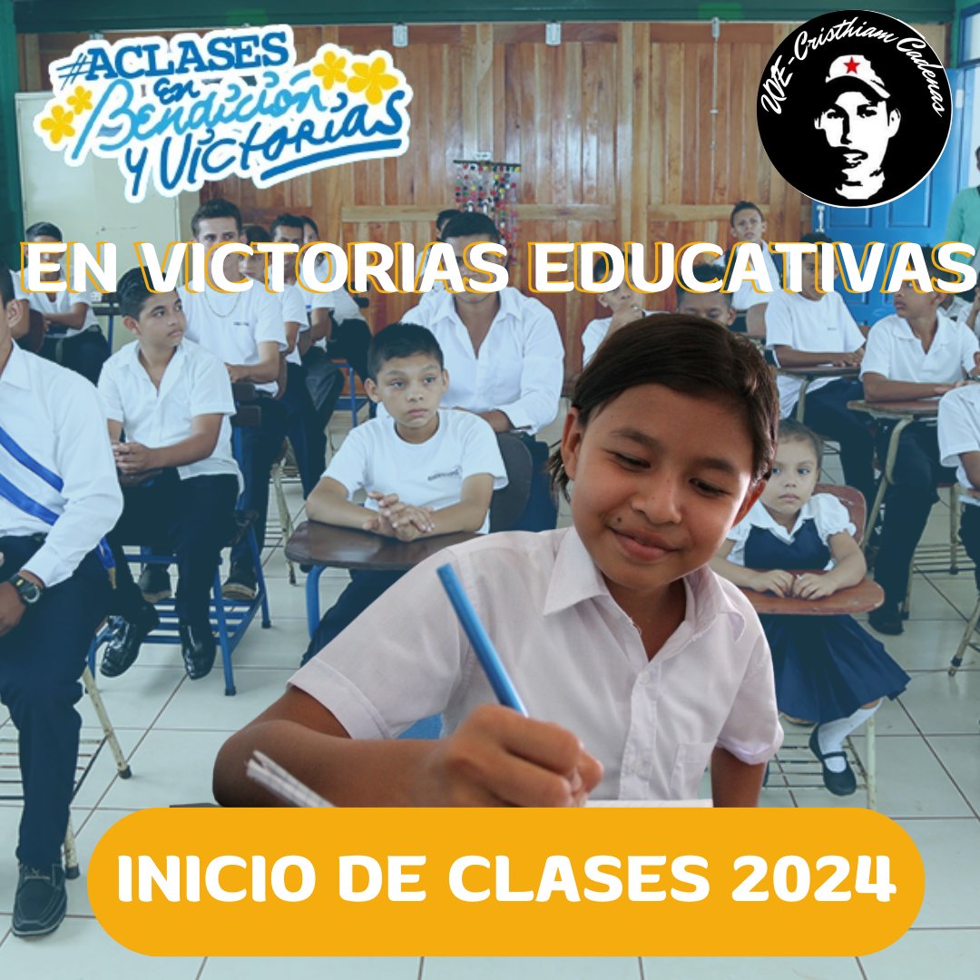 La UV Cristhiam Emilio Cadenas saluda el inicio de clases 2024.
#AClasesEnBendiciónyVictorias