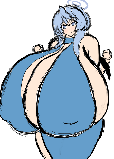 WIP:アコちゃん下描き 