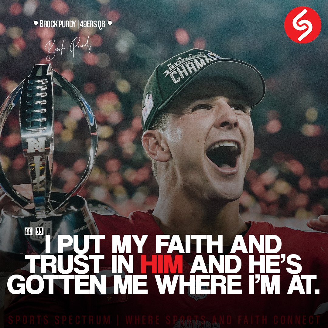 The @49ers QB @brockpurdy13 puts his faith and trust in God 🙏 sportsspectrum.com/sport/football…