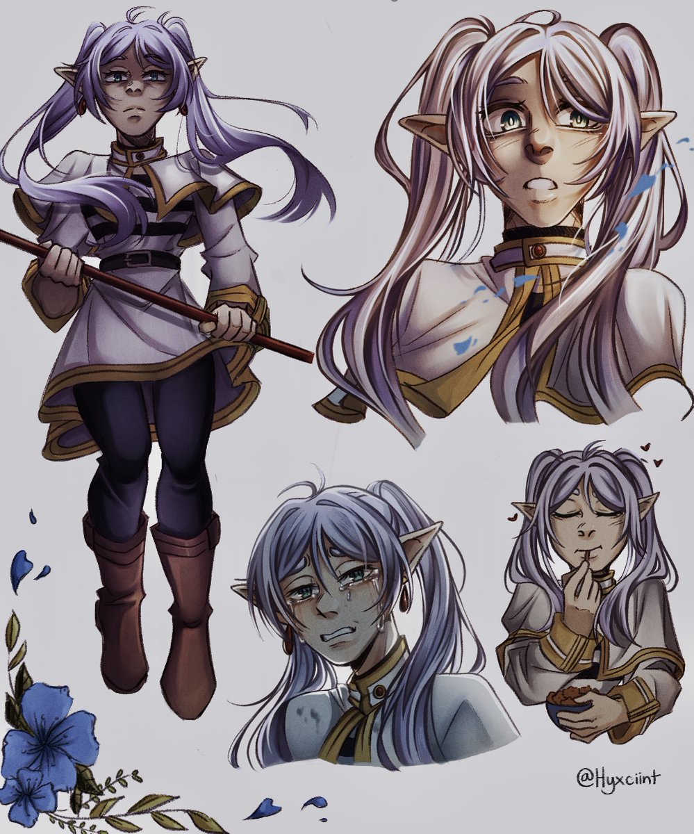 hyxciint's tweet photo. Frieren doodles because I absolutely adore the show

#FrierenBeyondJourneysEnd #frieren #Fanart #animeart #digitalart #illustration https://t.co/uGjxvyg9rF