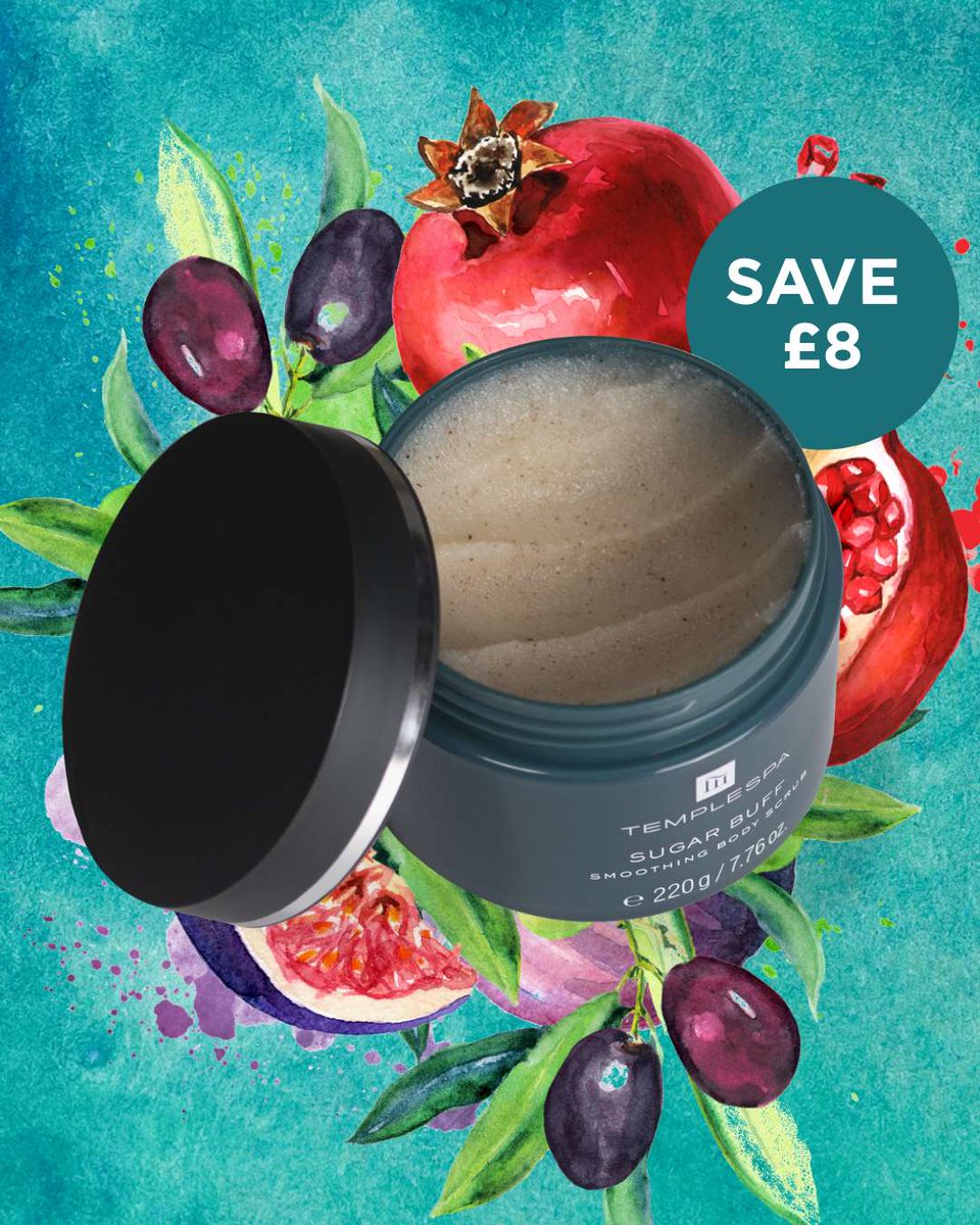“It’s just a body scrub” - said no one about SUGAR BUFF Smoothing Body Scrub 😏

The spa-like experience of massaging it into your skin, the smooth results &amp; the hydrating nourishment from olive oil &amp; fig 

Save £8 bit.ly/36IXypV 

*Limited time only. While stocks last.