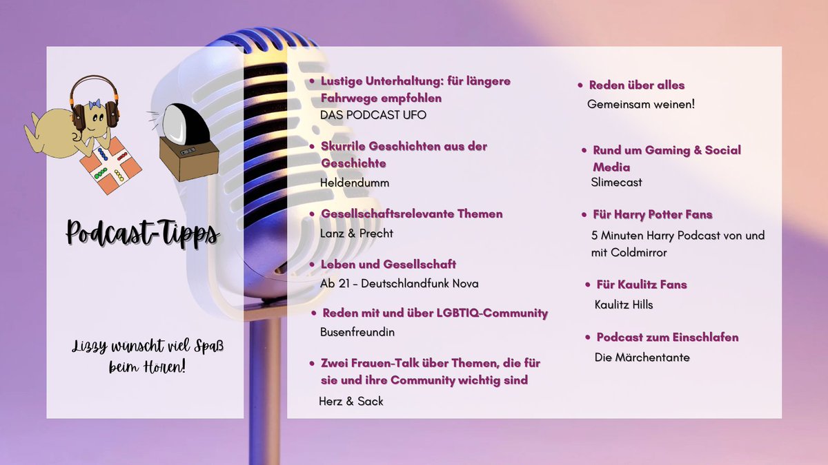 cozy_potatoes's tweet image. 🎙️ Basierend auf einer kleinen Umfrage mit der #Cozy-Community auf IG und den #Podcast-Vorlieben des #Cozypotatoes-Teams teilen wir mit euch diese 11 #Podcasttipps zu verschiedenen Themen, Genres und Längen. 😉