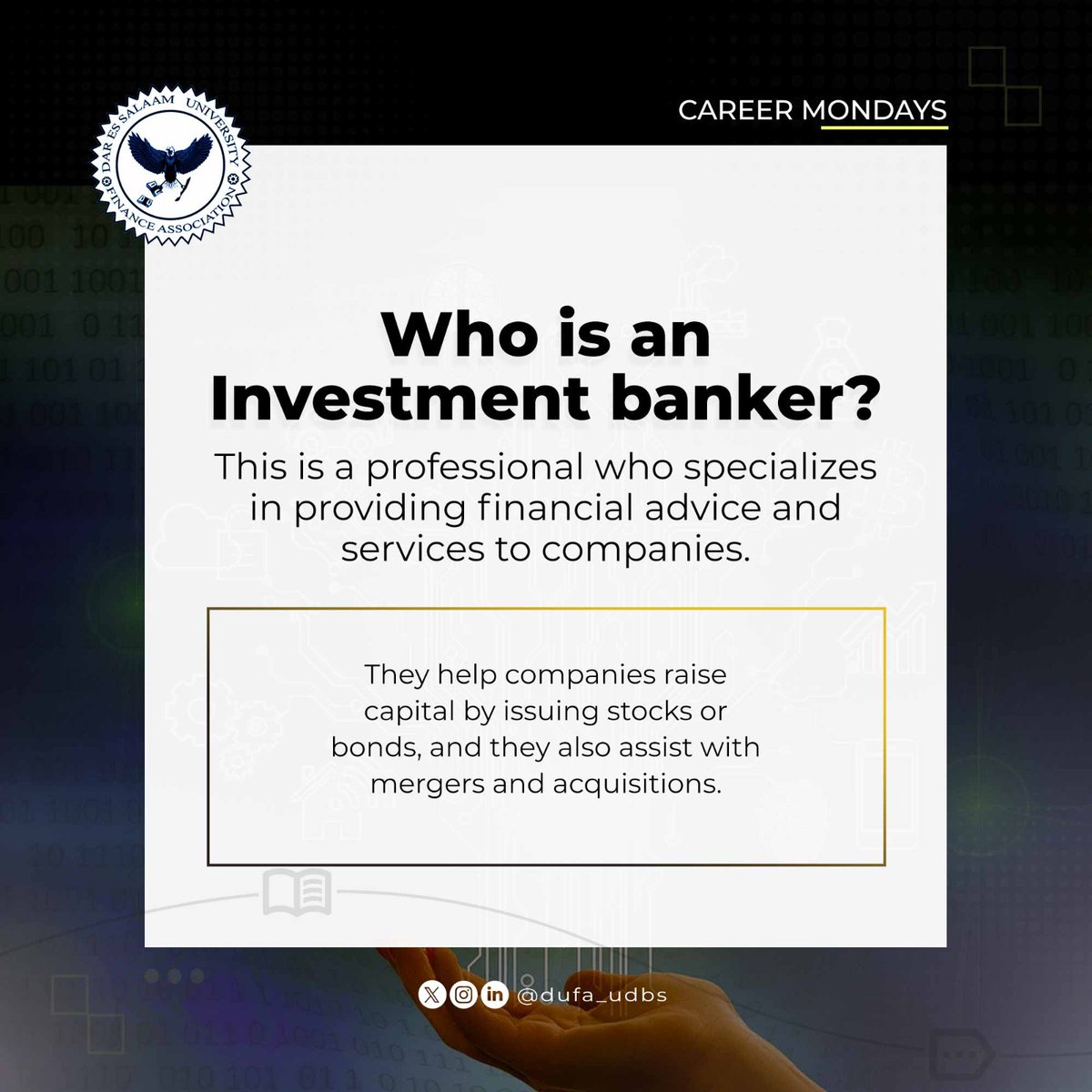 UDSM Finance Association tweet media