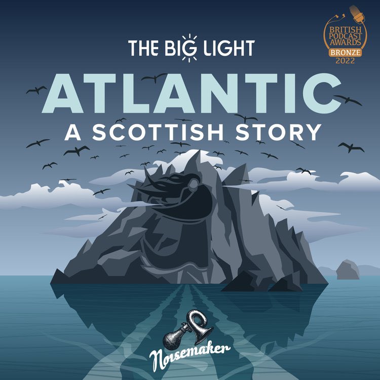 TBLAtlantic's tweet photo. @thebiglight_ are delighted to announce that you can currently listen to our fabulous award-winning podcast Atlantic: A Scottish Story and the brilliant #GreatScot with @JaniceForsyth on board all long haul flights with #Britishairways #thebiglight https://t.co/pbcgYNTdWj