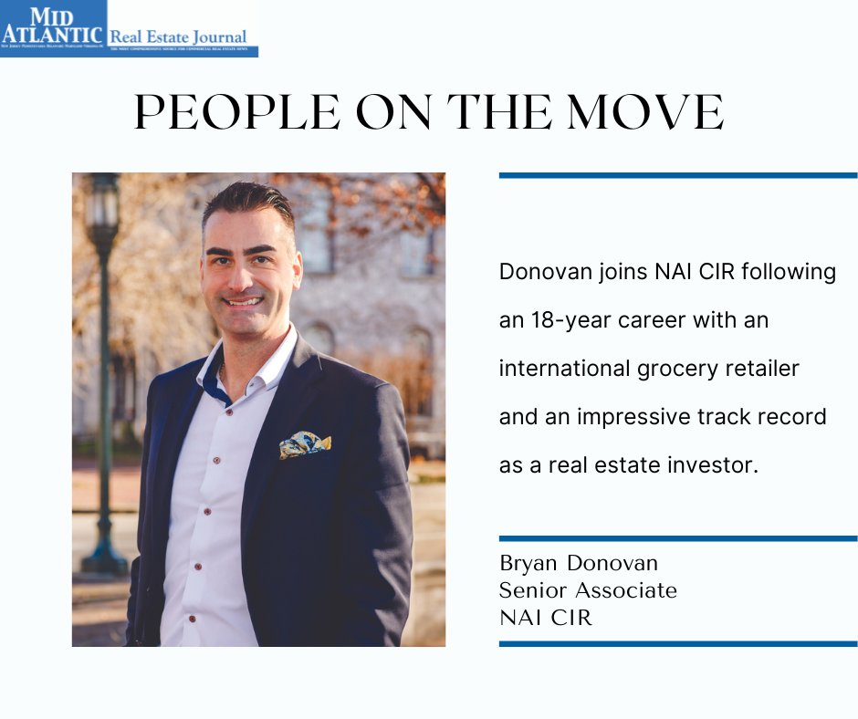 Bryan Donovan of @NAICIR is featured in our latest issue of #MAREJ. marejournal.com/post/nai-cir-a… Don't miss out on this must-read! #Peopleonthemove @NAIGlobal #CRE
