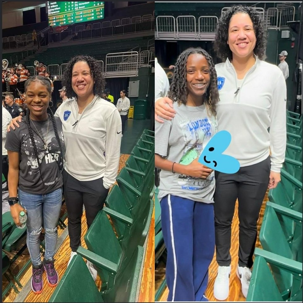#buildinggoodhabits (@stizzo47) on Twitter photo I told them they would run 17s if they didn't get a snapshot of coach/daddys favorite womens coach <a href="/karalawson20/">Kara Lawson</a> of <a href="/DukeWBB/">Duke Women’s Basketball</a> .. Thanks Coach for taking time to do this.. good luck rest of the season.
Great stuff <a href="/BghKay15_2026/">Kaeley</a>
<a href="/laylahhdawkinss/">Laylah Dawkins</a>
#handlehardbetter
#bghligers🏀 I told them they would run 17s if they didn't get a snapshot of coach/daddys favorite womens coach <a href="/karalawson20/">Kara Lawson</a> of <a href="/DukeWBB/">Duke Women’s Basketball</a> .. Thanks Coach for taking time to do this.. good luck rest of the season.
Great stuff <a href="/BghKay15_2026/">Kaeley</a>
<a href="/laylahhdawkinss/">Laylah Dawkins</a>
#handlehardbetter
#bghligers🏀