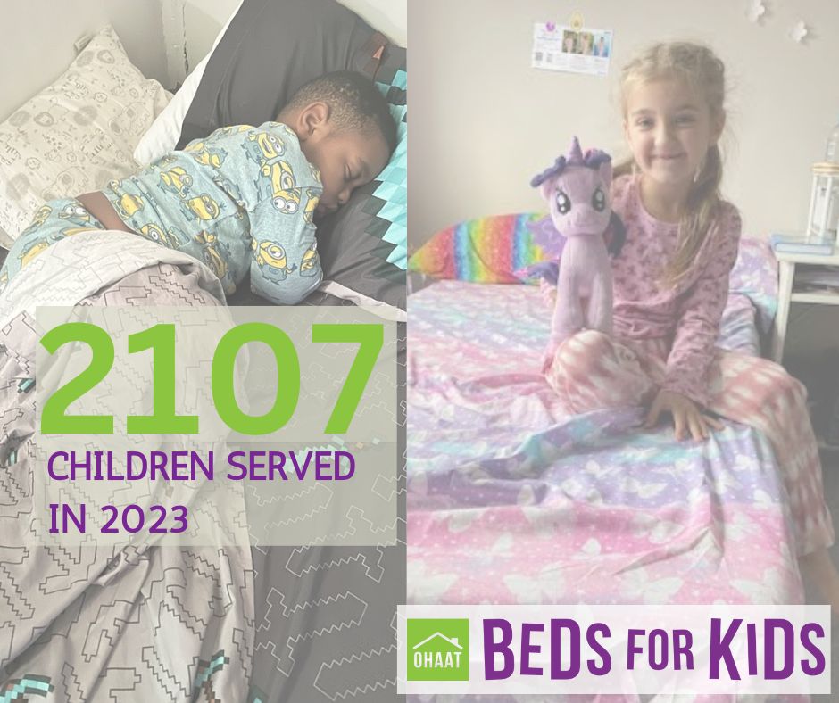 OHAATorg's tweet photo. Here's a number to brighten up your Monday: 2107! That's 2107 children & youth served by the Beds for Kids program in 2023. Thank you to everyone in the OHAAT family for making this happen.
#CaseOfTheMondaysCured #OHAAT #BedsForKidsProgram #ThankYou #YouHaveMadeADifference https://t.co/FymvpgVqty