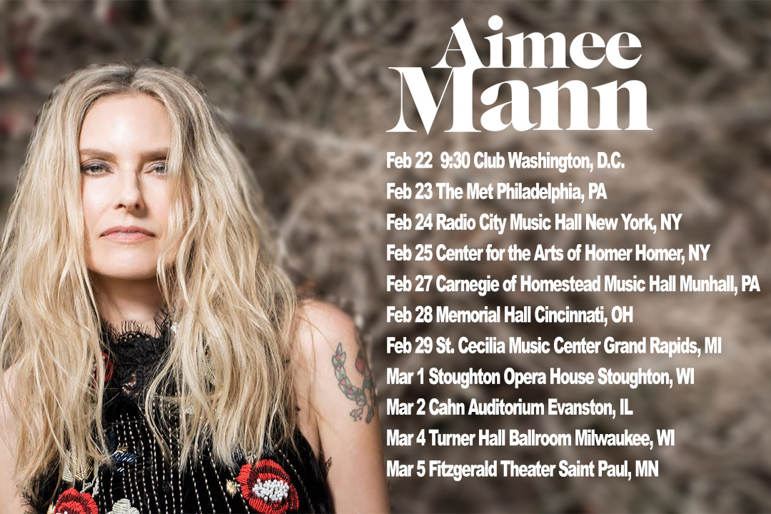 Upcoming @aimeemann tour dates are right around the corner, a few VIP tickets are still left. aimeemann.com/tour