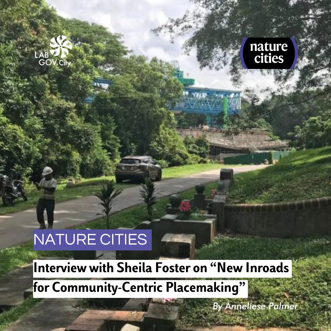 Sheila Foster and Christian Iaione’s great work with #LabGovCity was featured in @NatCities magazine, through an interview with @SheilaRFoster for the article on “New Inroads for Community-Centric Placemaking,” conducted by Anneliese (Lisa) Palmer. nature.com/articles/s4428…