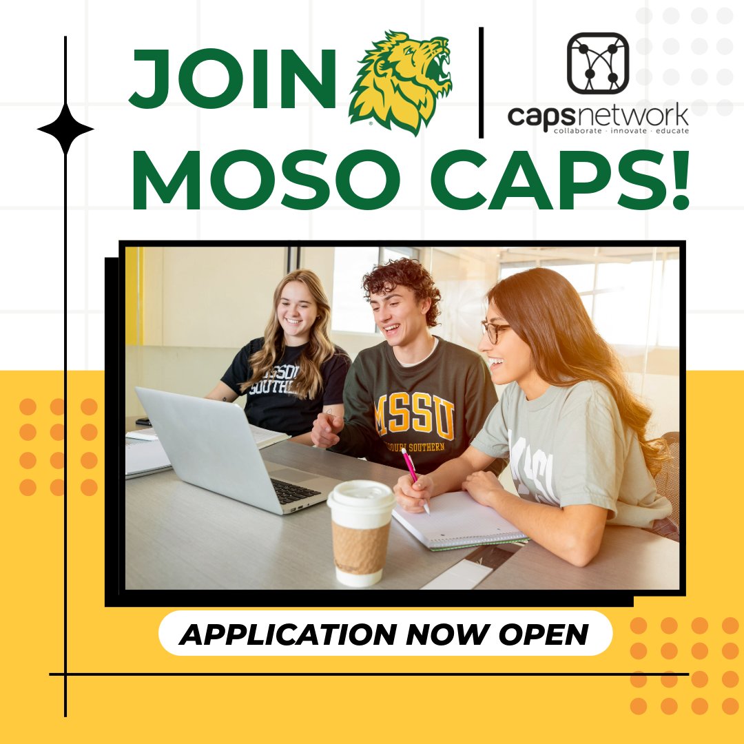 🎒🌟 Hey High School Juniors &amp; Seniors at Joplin, Webb City, Carl Junction, College Heights and Diamond! MOSO CAPS is now accepting applications for the 2024-25 school year!🚀 Apply today: bit.ly/3Uj4Ue6  💼✨ More info: bit.ly/3U9pPQU 🌐 #MOSOCAPS