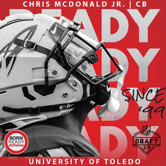Since 1999, @iamchrismcdonald has continuously shown the world, “McDonalds” produces more than 🍔 🍟. 

Notable Accolades:

3rd Team All-MAC (2023)🥉
Team Leader in INTs (2021)🏅 
Top 3 in MAC for PBUs (2019)🏅
Starter as a True Freshman (2019)👶🏽

#NFLDraft2024🚀 #BornReadyCB🙅🏾‍♂️