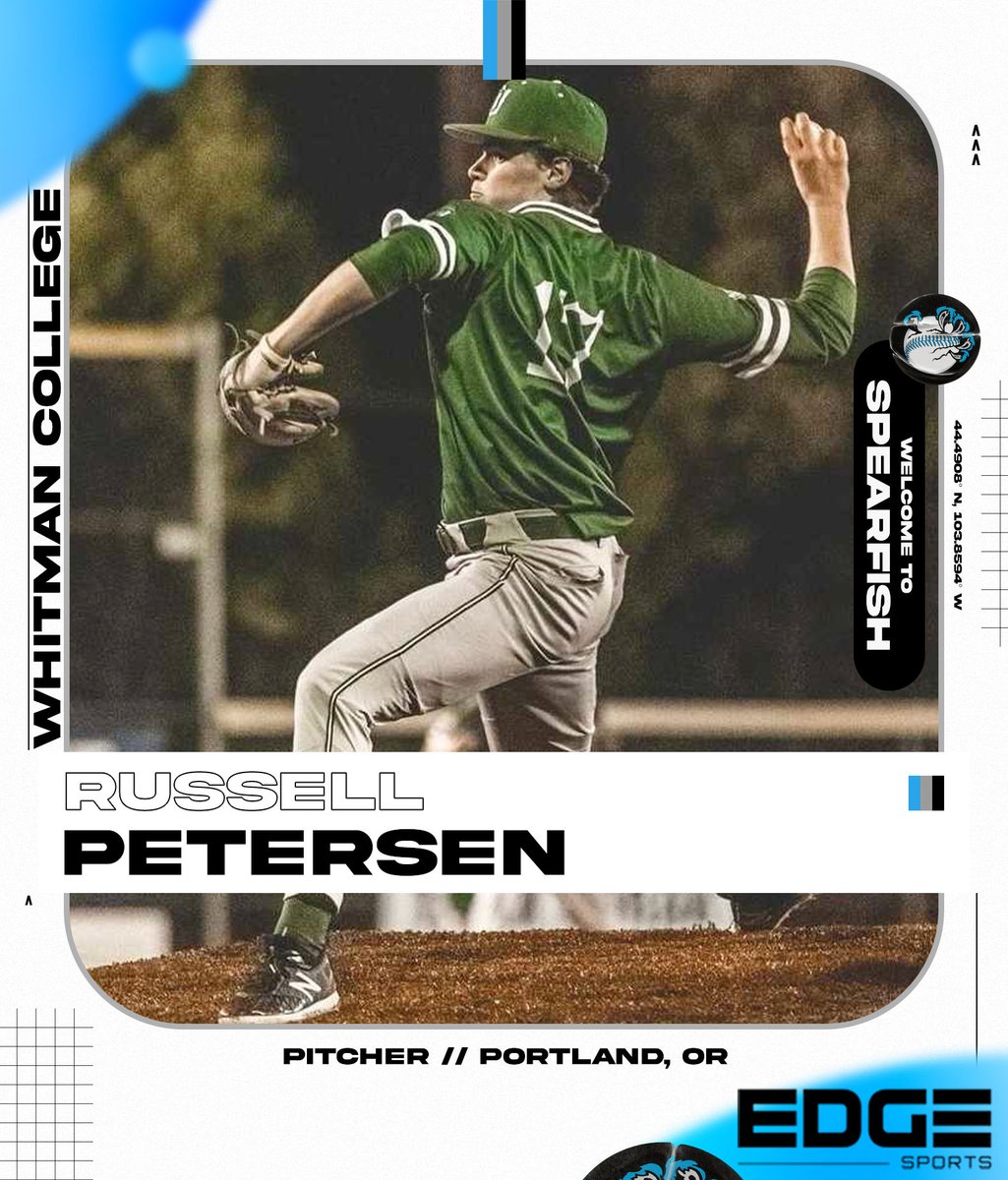 Spearfish Sasquatch ⚾️ (@sprfshsasquatch) on Twitter photo SQUATCH SIGNING presented by EDGE Sports. Please welcome <a href="/russellpete_/">Russell Petersen</a>! Russell is from Portland, OR, and is a FR at <a href="/whitmancollege/">Whitman College</a>.
Merch -> spearfishsasquatch.myshopify.com
<a href="/gowhitman/">Whitman Baseball</a>
<a href="/IBWHSbaseball/">Ida B. Wells Baseball</a>
<a href="/eforcebaseball/">EForce Baseball</a>
<a href="/Merchantballers/">Hillsdale Merchants American Legion Baseball</a>
<a href="/ILBTweets/">Independence League</a> SQUATCH SIGNING presented by EDGE Sports. Please welcome <a href="/russellpete_/">Russell Petersen</a>! Russell is from Portland, OR, and is a FR at <a href="/whitmancollege/">Whitman College</a>.
Merch -> spearfishsasquatch.myshopify.com
<a href="/gowhitman/">Whitman Baseball</a>
<a href="/IBWHSbaseball/">Ida B. Wells Baseball</a>
<a href="/eforcebaseball/">EForce Baseball</a>
<a href="/Merchantballers/">Hillsdale Merchants American Legion Baseball</a>
<a href="/ILBTweets/">Independence League</a>