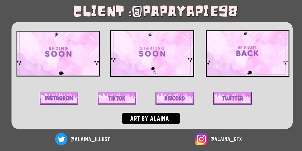 alaina_illust's tweet photo. Stream Pack in Process for @PapayaPie98👀📷 #ENVtuber #twitch #SmallStreamerConnect https://t.co/m6jUiJ7bZY