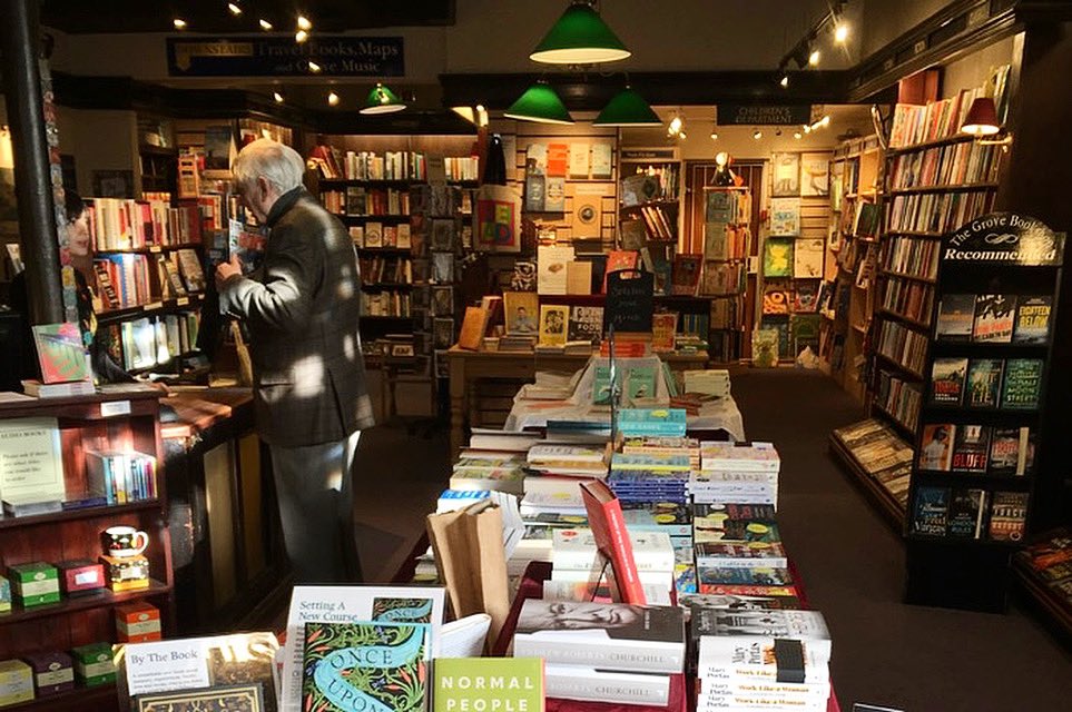 In case you missed it ahead of the weekend, pay a visit to Opt Indie for the full story & a glimpse into the diverse and varied bookselling background of @GroveBookshop manager Mike Sanbury, aka @BookshopMike! ✨📚: shorturl.at/tGP68