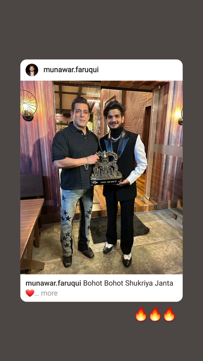 theADITYA_1's tweet photo. #MunnawarFaruqui won the #BiggBoss17Finale it was very unpredictable for sure🗿🗿🗿 https://t.co/Ex0UVYdgT8