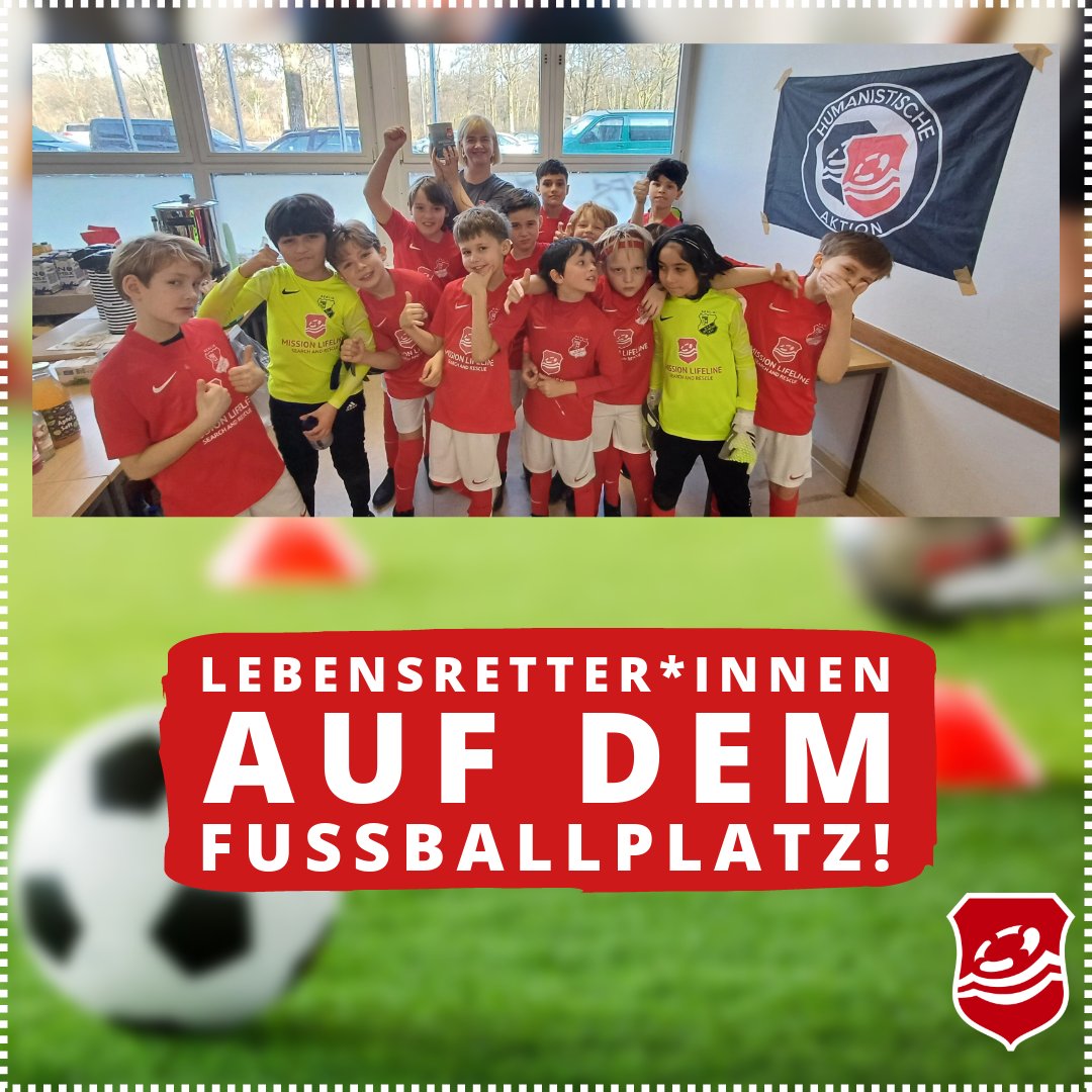 ⚽ Die grandiosen Kicker*innen vom @nfcrotweissjugend haben gestern ihren Mission Lifeline Cup gehabt und uns eine prall gefüllte Spendendose übergeben! Danke euch und allen die teilgenommen haben! #fußball #seenotrettung #refugeeswelcome #refugees #eu #geas