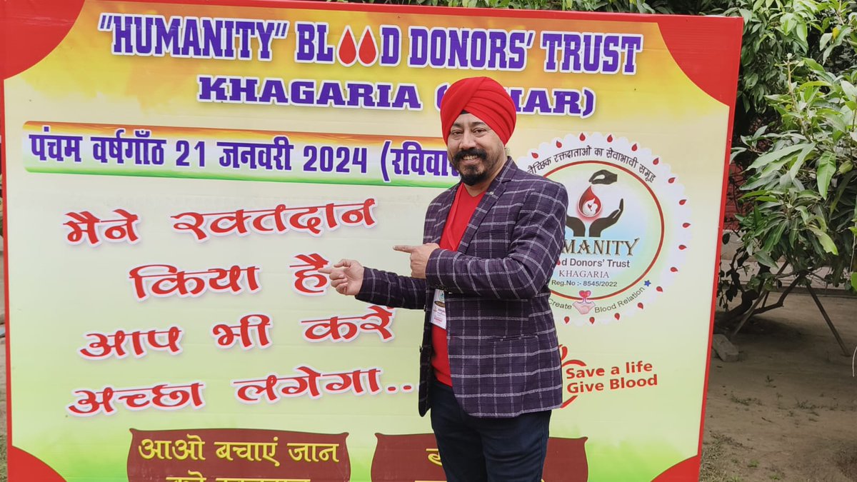 Harbans Singh (Blood Man) tweet media