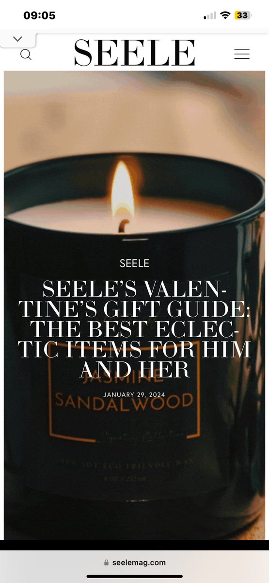 NotSoBrightShop's tweet photo. Thrilled and grateful to shine in Seele Magazine’s Valentine’s Day gift guide! Huge thanks to Seele Mag for our first of many collaborations and for shining a BRIGHT light on our small business alongside incredible brands. Spread love and light by shopping for him and her today! https://t.co/M0Fm31Gr6H